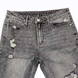 Short en jean décontracté bleu clair, nouvelle conception, tendance hiver, respirant, taille mi-haute, qualité supérieure, prix de gros - Product Image 5