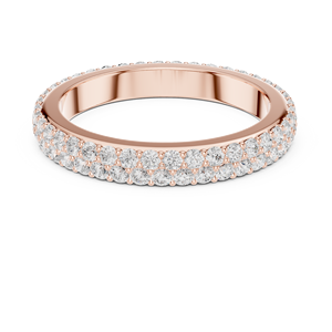 Zaranya jewels 10K Stackable <b>Ring</b> with CZ Accent Stones - Product Image 2