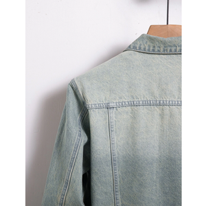 OEM Custom Made <b>Men's</b> <b>Denim</b> <b>Jacket</b> in Top Quality Quick Dry Breathable Top Stylish Warm <b>Men</b> <b>Denim</b> <b>Jackets</b> with Custom logo - Product Image 4