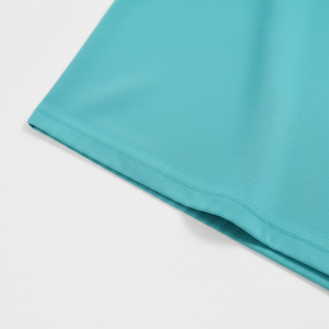 Polo en coton respirant pour homme, couleur unie, décontracté, manches courtes, broderie de lettres, logo sur le devant, polo haut de gamme - Product Image 4