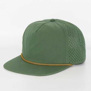 Vietnam <b>Hat</b> Manufacturer Custom Logo 5 Panel Baseball <b>Hat</b> Hole Drilled Perforated Golf <b>Hat</b> <b>Waterproof</b> Sport Cap - Product Image 3