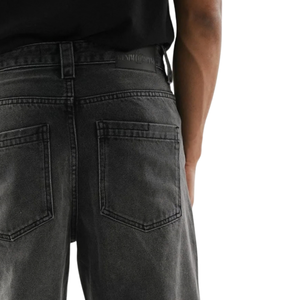 Jeans Extra Holgados para Hombre, 100% Algodón, Pantalones Vaqueros Lavados, Corte Holgado, Estilo Casual Urbano, con Bolsillos Delanteros y Traseros - Product Image 4