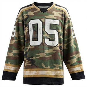 Jersey de Hockey Canadiense para Hombre 2026, Tela de Malla de Poliéster Premium, Ajuste para Adultos, Transpirable, Talla Grande - Product Image 1