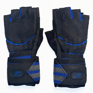 Custom Sport Athletic Workout Fitness <b>Weight</b> Lifting <b>Gloves</b> with Hand Grips and Buckle Closure for Unisex Use - Product Image 2