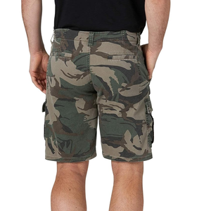 Pantalones Cortos Cargo de Lona Tejida para Hombre, Camuflaje, Cintura Media, Múltiples Bolsillos, Transpirables, Mezcla de Algodón, Casuales y Utilitarios - Product Image 2
