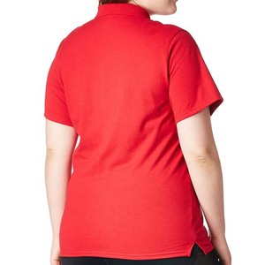 Polo personnalisé pour femme - Manches courtes 100% coton original respirant tricoté, chemises vierges décontractées pour le sport féminin - Product Image 2