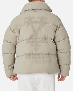 Chaqueta Acolchada Casual de Invierno para Hombre 2026, Chaqueta Bomber Personalizada con Cuello Camisero, Forro de Poliéster Grueso e Impermeable, Venta al Por Mayor - Product Image 3