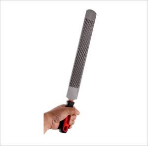 Lima de Herrador de Doble Cara de Acero Inoxidable de Alta Calidad con Mango de Madera, Herramienta para Recortar Herraduras, Instrumento Veterinario - Product Image 1