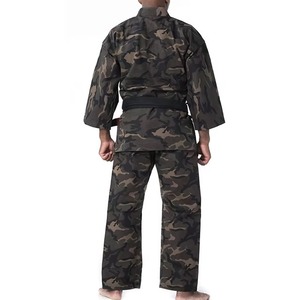 Best Quality Custom Made Spandex/Polyester Stretch Martial Arts Uniform Sets-OEM Karate Judo Jujitsu BJJ Sambo Suit - Product Image 2