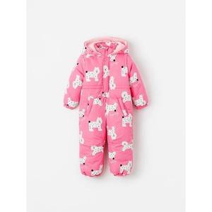 Ensemble de vêtements d'hiver pour filles de 2 à 7 ans, style coréen, imprimé ours, parkas coupe-vent, vente en gros de mode pour enfants - Product Image 1