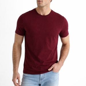 Camiseta Lisa para Hombre, Manga Corta, Cómoda, Ligera, Duradera, Elegante, Suave, Transpirable, Estilo Moderno - Product Image 1