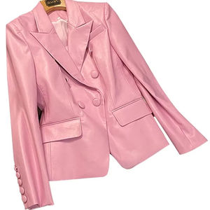 Chaqueta de Cuero PU de Moda con Cierre de Primera Calidad, Chaqueta Casual para Mujer al por Mayor, Fabricante de Chaquetas Transpirables para Mujer OEM - Product Image 1