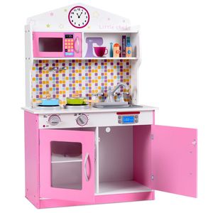 Set Cucina Giocattolo in Legno KidFT per Bambini in Età Prescolare, Set da Cucina in MDF con Scatola - Product Image 6