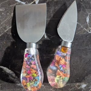 Resin Handle <b>Cheese</b> <b>Knives</b> <b>Set</b> Stainless Steel <b>Cheese</b> <b>Knife</b> <b>Set</b> for Serving - Product Image 1