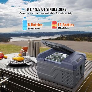 Frigorifero Portatile per Auto 9L Monozona 12V DC con Range Regolabile, Spina EU Tipo 100 per 4-68F - Product Image 5