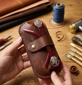 Estuche de Gafas de Sol de Cuero Suave, Clip para Gafas, Bolsa de Almacenamiento para Gafas, Accesorios para Gafas - Product Image 3