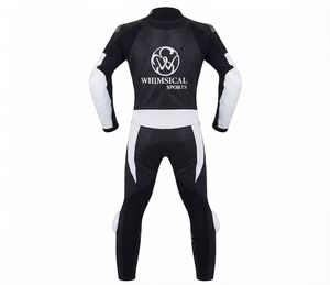 Combinaison de course professionnelle sur mesure pour homme en cuir de vachette/crocodile avec protection de niveau 2 - Product Image 2