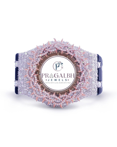 นาฬิกาเพชรหรู Pragalbh Jewels รุ่น Iced Out Pavé Chronograph ตัวเรือนสแตนเลส สายยาง สำหรับผู้ชาย - Product Image 6