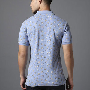 Chemises pour hommes avec logo personnalisé, mélange polyester/coton, jersey à manches courtes, anti-plis, doux, respirant, décontracté, business - Product Image 3