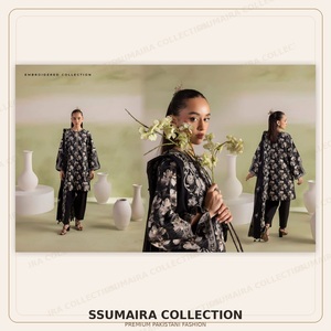 Gul Ahmed présente la collection de tissus Bagheecha 2026 |   3 ensembles de vêtements en tissu lawn imprimé et brodé |   Vente en gros de vêtements de fête pour toutes les saisons - Product Image 3