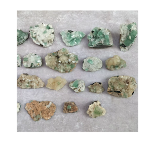 Lote de Minerales Naturales Mixtos de Apofilita Verde con Estilbita, Especímenes de Cristal Premium para Exhibición, Colección, Decoración y Regalo - Product Image 3