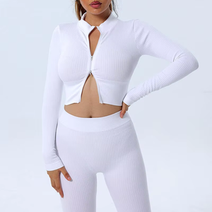 Ropa Deportiva Transpirable para Mujer, Conjuntos de Yoga para Gimnasio, Fitness, Ejercicio, Ropa Deportiva sin Costuras, Conjunto de Yoga para Gimnasio - Product Image 4