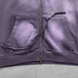 Hoodies vintage délavés en coton écologique respirant pour l'hiver, parfaits pour le jogging en extérieur et le style décontracté urbain, grandes tailles - Product Image 5