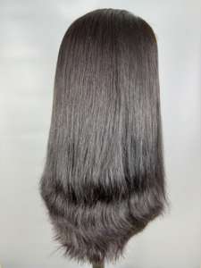 Vente en gros de cheveux vierges Remy de qualité vietnamienne perruque Lace Front avec des cheveux humains droits en os - Product Image 4