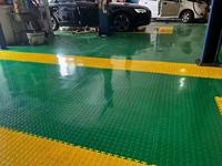 Baldosas de PVC de Caucho de Alta Calidad para Piso de Garaje, Plástico Encastrable Industrial para Almacenes y Talleres de Uso Pesado