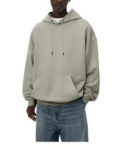 Sweat-shirt à capuche en molleton pour homme, poids lourd, logo personnalisé, surdimensionné, nouvelle arrivée, vente en gros, Bangladesh, épaules tombantes - Product Image 1