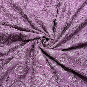 Premium Sequence Embroidery Fabric For Women Fashion Wear Designer Garments Party Wear Dresses Kaftan Abaya Bridal Wear - Product Image 3