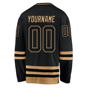Maillots de hockey sur glace respirants 100% polyester antibactériens à séchage rapide, personnalisables avec les noms d'équipe, unisexes, en mesh sublimé, vêtements de sport - Product Image 3