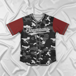 ชุดเบสบอลทีม OEM เสื้อและกางเกงแบบสั่งทำ ลายพิมพ์แบบ Sublimation ออกแบบเองได้ ชุดยูนิฟอร์มเบสบอลสโมสร แขนสั้น สีพื้น สำหรับทุกฤดูกาล - Product Image 3