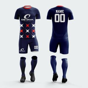 2026 Custom Men new Soccer uniform Short Sleeve tShirt Football Sublimation Soccer Suit Breathable Football Team Uniform - Product Image 1