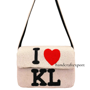 Sac à bandoulière mini portable de luxe fait main avec perles, sac à main de soirée, fournisseur OEM ODM de sacs à la mode - Product Image 1