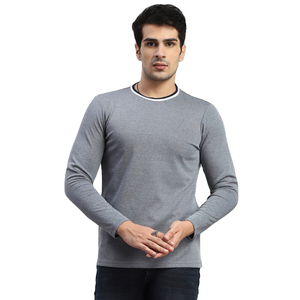 T-shirts pour hommes à manches longues, en coton doux, conçus pour un usage quotidien, tissu respirant, confortable, parfaits pour les sorties décontractées - Product Image 6