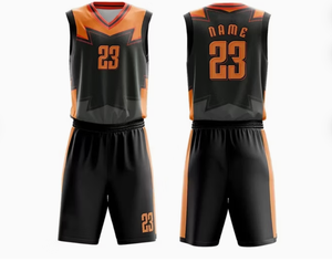 Uniformes de Baloncesto Personalizados Premium de Secado Rápido, Conjunto de Jersey con Cuello en V Completo, Ropa Deportiva Transpirable para Equipos - Product Image 1