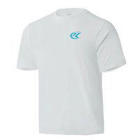 Camiseta de Hombre de Poliéster/Algodón de Color Sólido Personalizado, Cómoda, Talla Grande, Informal, Transpirable, Ecológica, de Alta Calidad, 220g, Holgada