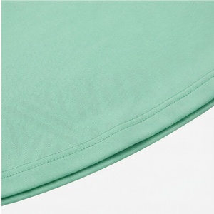 Jupe courte trapèze pour femme, couleur unie, taille élastique, confortable, décontractée, vert menthe, tissu Spandex Polyester - Product Image 6