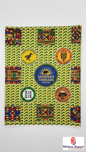 Tissu en coton nigérian imprimé wax africain personnalisé pour la couture de mode africaine, les tenues de cérémonie et la décoration intérieure - Product Image 6