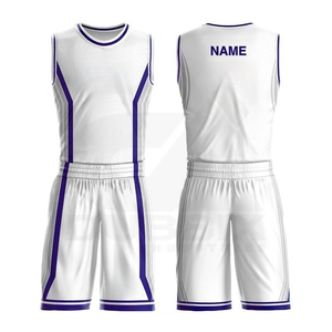 Conjunto de Uniforme de Baloncesto Personalizado para Hombre con Logotipo, Color Frontal Personalizado, 100% Poliéster Estampado, Precio al por Mayor 2026 - Product Image 3