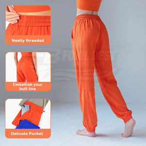 Leggings Deportivos Sin Costuras para Mujer, Pantalones Deportivos Casuales con Cierre Elástico y Bolsillos con Cordón Ajustable para Yoga - Product Image 5