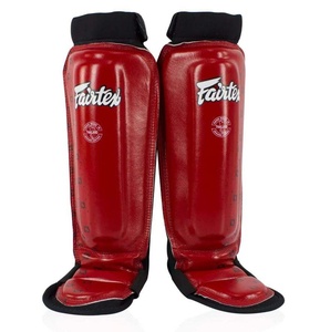 Protège-tibias Fairtex en cuir de haute qualité, sur mesure, professionnels, pour MMA, Muay Thai et Kickboxing. - Product Image 4