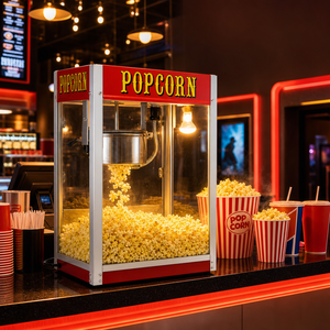 Máquina comercial de palomitas de maíz para cine, bares de snacks y mostradores de servicio de concesiones. - Product Image 2
