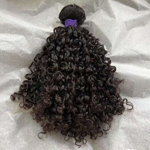 Extensiones de Cabello Rizado Suave y Elástico con Acabado Natural para Mujer, Cabello Sintético (No Remy), Compra Directa del Proveedor - Product Image 1