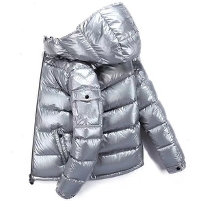 2026 Latest Fashion Custom High Quality Canvas Men's Bubble Puffer <b>Jacket</b> Stand Collar Streetwear OEM Service Wholesale Price - Product Image 4
