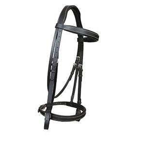 Brida de equitación de estilo occidental con logotipo personalizado de alta calidad, cuero genuino duradero, precio directo de fábrica, características duraderas - Product Image 1