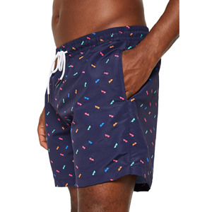 Shorts Casuales de Cintura Media para Hombre, Ecológicos, de Secado Rápido, Transpirables, Impermeables, con Cierre de Cordón, 100% - Product Image 4