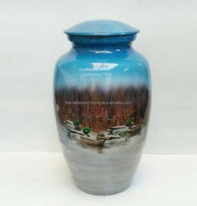 Venta al por mayor de urnas de cremación para cenizas humanas, urnas de cremación de aluminio y metal para cenizas, urnas de cremación de recuerdo funerario personalizadas - Product Image 4