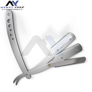 Navaja de Afeitar Profesional para Hombre, de Acero Inoxidable, con Bloqueo Giratorio, Calidad de Salón, Afeitado Preciso, Hoja Recta - Product Image 4